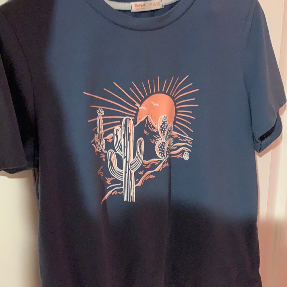 Blue Desert Graphic Shirt